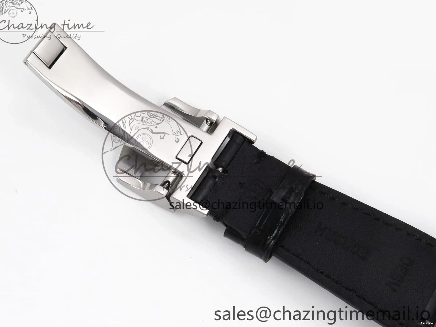 MIROTIME 0127 Portugieser Automatic SS IW501704 APSF 1:1 Best Edition Blue Dial on Black Leather Strap A HighPerformance 7008